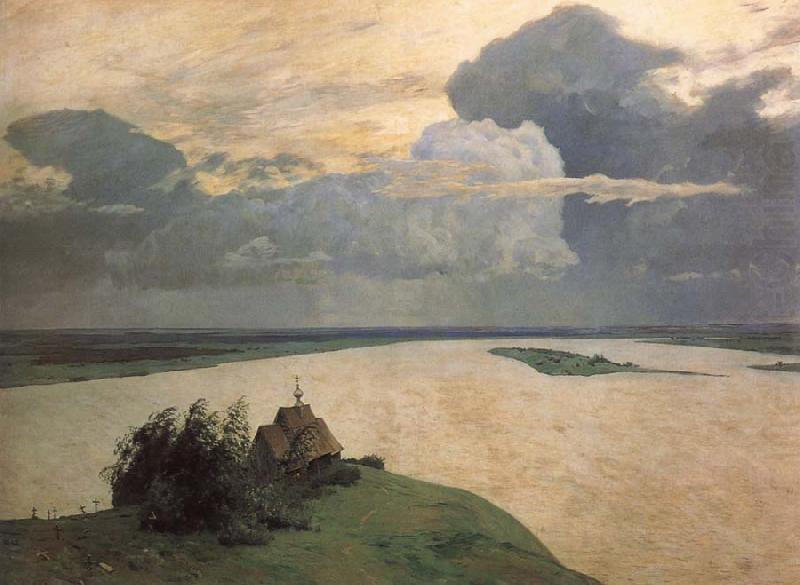 Isaac Levitan Above Eternal Peace china oil painting image
